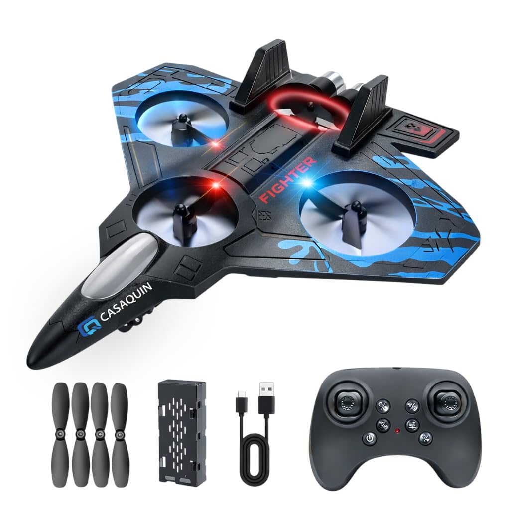 X36 Remote Control Aeroplane Fighter Jet 360° Flip with Light ( RED, BLUE )
