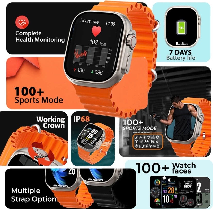 T800 Ultra Smart Watch with bluetooth calling