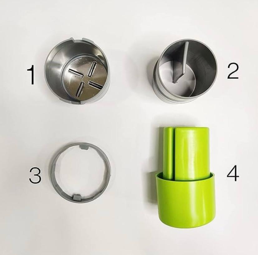 Solitude Dry Fruit Cutter, Slicer, Grinder, Chocolate Cutter and Butter Slicer with 3 in 1 Blade for Almonds, Cashews etc (Stainless Steel)