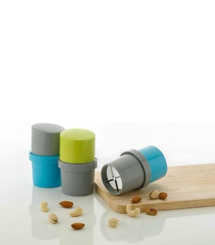 Solitude Dry Fruit Cutter, Slicer, Grinder, Chocolate Cutter and Butter Slicer with 3 in 1 Blade for Almonds, Cashews etc (Stainless Steel)