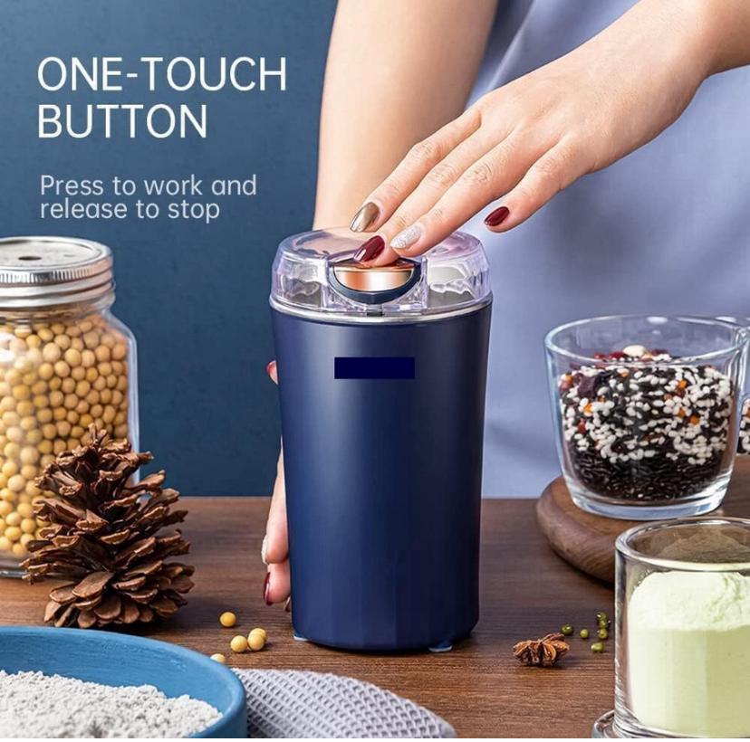TAPUJI Electric Coffee Grinder Stainles Steel Nuts Coffee Bean Grinding Machine Portable Kitchen Profession Ceramic Grinder Coffee