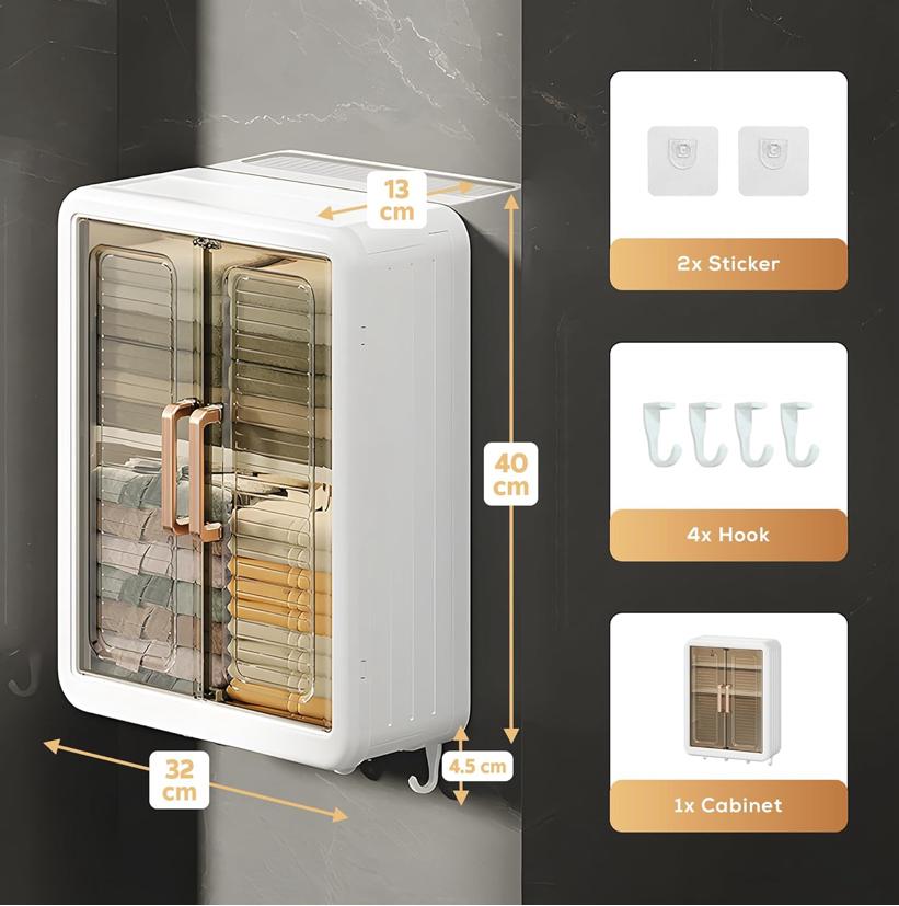 Bathroom Storage organizer, wall  cabinet