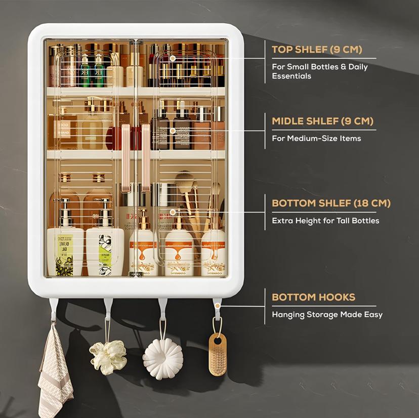 Bathroom Storage organizer, wall  cabinet