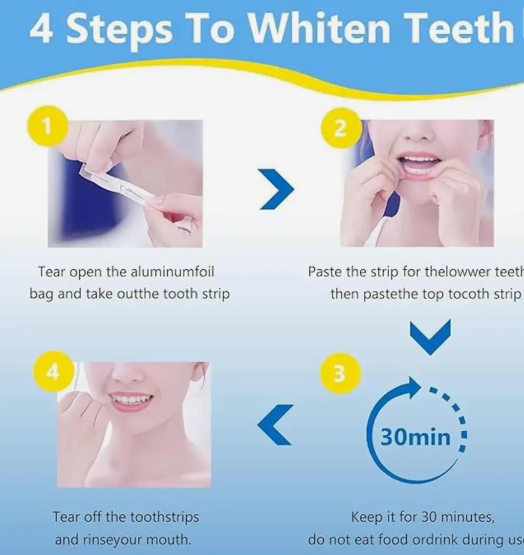 Teeth whitening strips